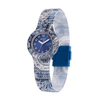 Armbanduhr Hip Hop Dame Paisley in Plastik HWU1308